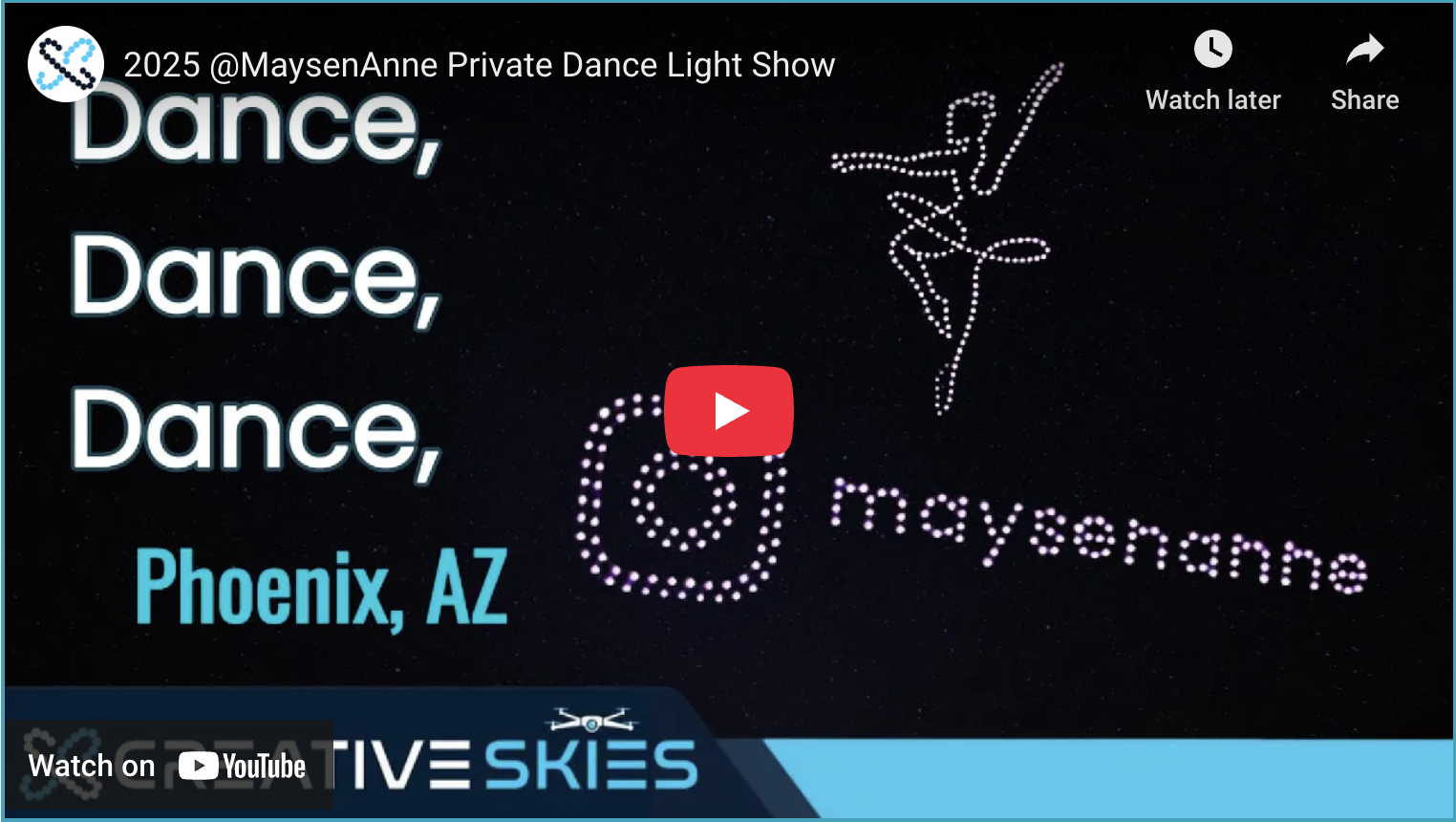 Drone shows Dance